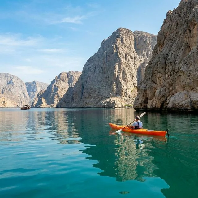 Kayaking in Musandam's Hidden Fjords