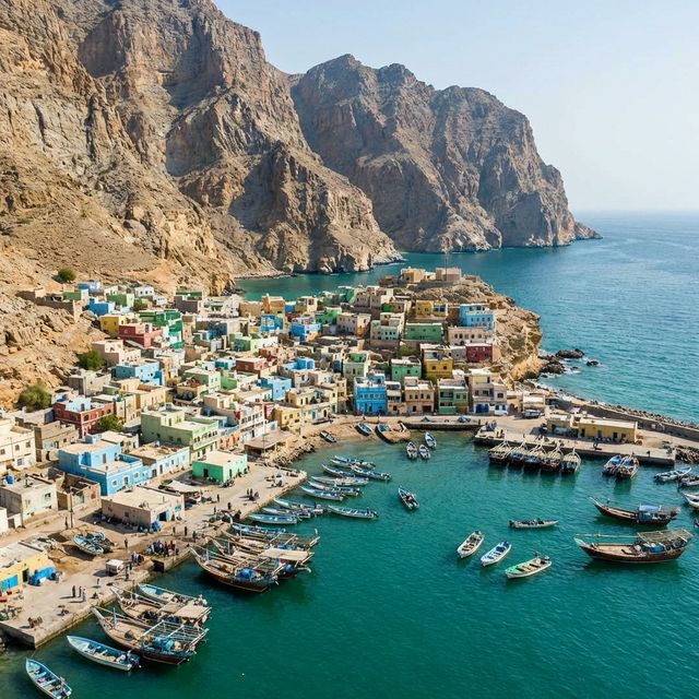 Kumzar Village